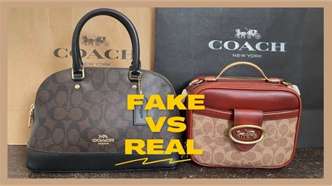 how to tell a real coach bag from fake|coach handbags identify with photo.